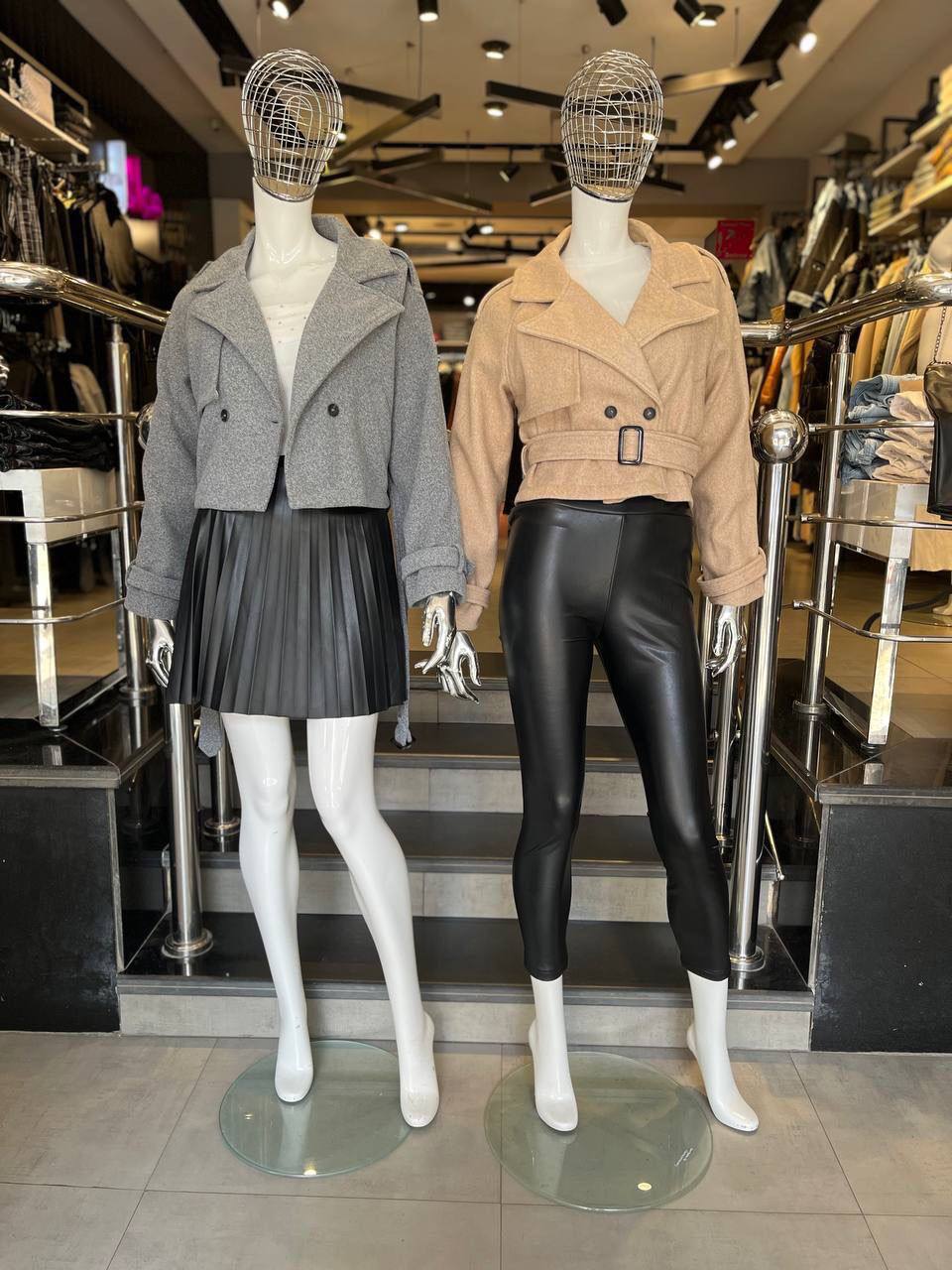 Broadcloth jacket - belt