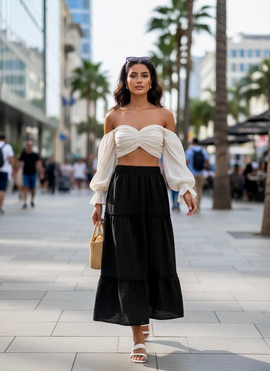 Long Skirt layers